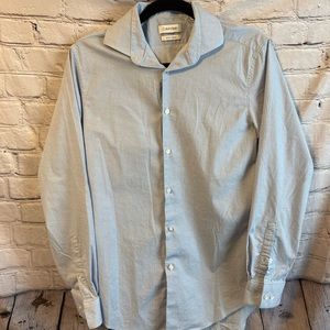 Calvin Klein Slim Fit Button Down Long Sleeve Shirt